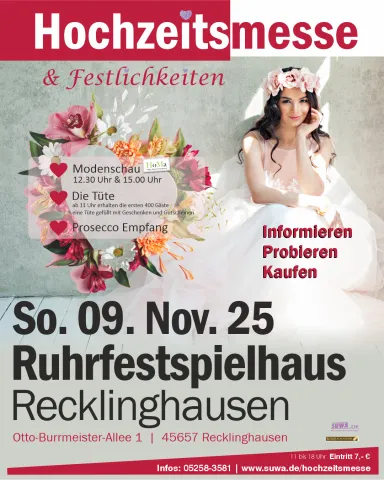 Hochzeitsmesse & Festlichkeiten Recklinghausen 2025