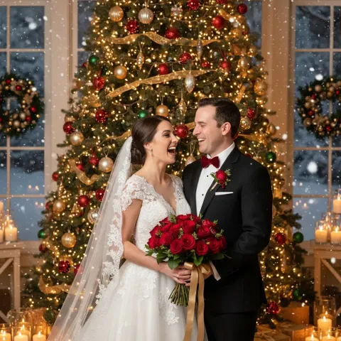 Heiraten an Weihnachten – Romantik pur im Lichterglanz ✨🎄