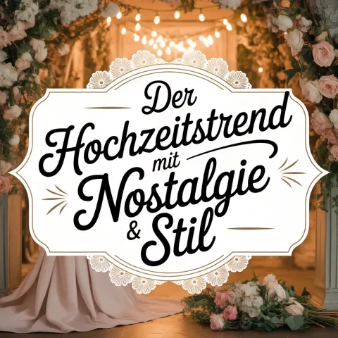 Vintage Revival – Der Hochzeitstrend mit Nostalgie & Stil 💍✨
