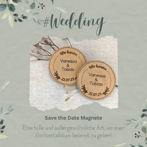 Save-the-Date Magnete
